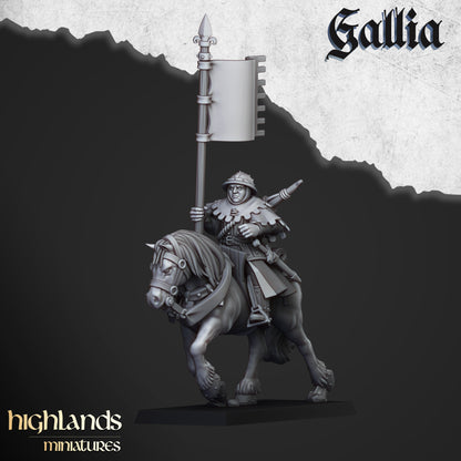 Gallia Mounted men at arms - Highlands Miniatures