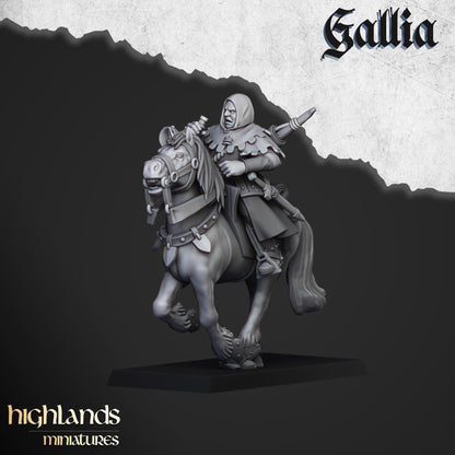 Gallia Mounted men at arms - Highlands Miniatures