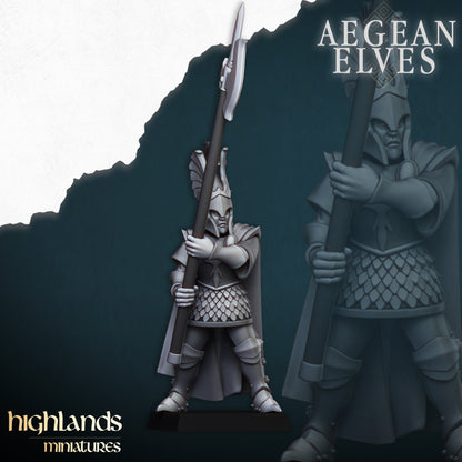 Aegean Elves Mycenaean Guard 15x - Highlands Miniatures