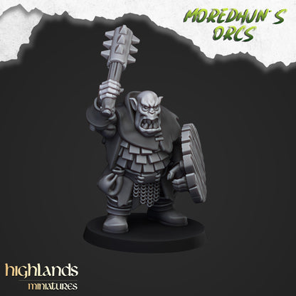 Orc Warriors with hand weapons 15x- Highlands Miniatures