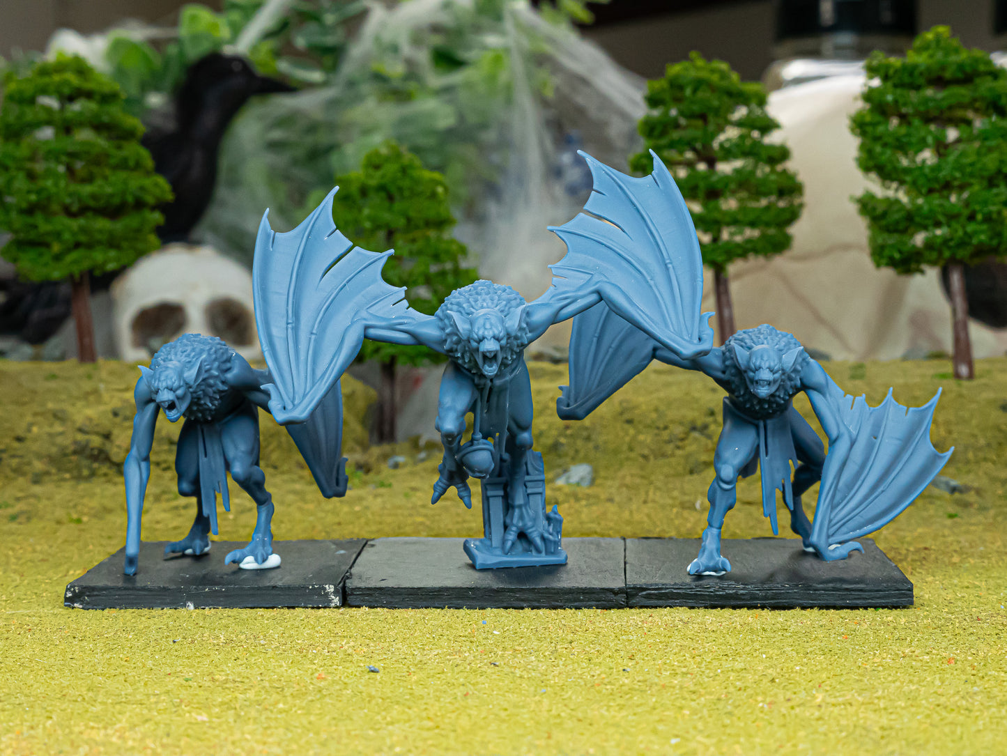 Transilvanya Crypt Bats  3x - Highlands Miniatures