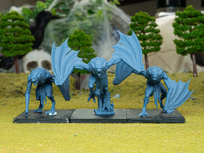 Transilvanya Crypt Bats  3x - Highlands Miniatures