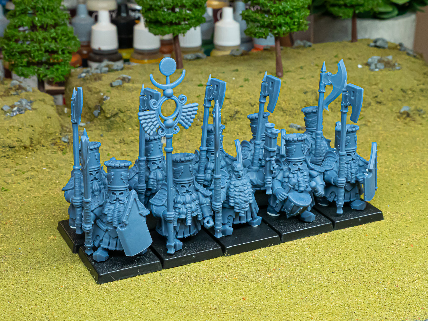 Dwarf Sons of Marduk Heavy Guard Unit 10x - Highlands Miniatures
