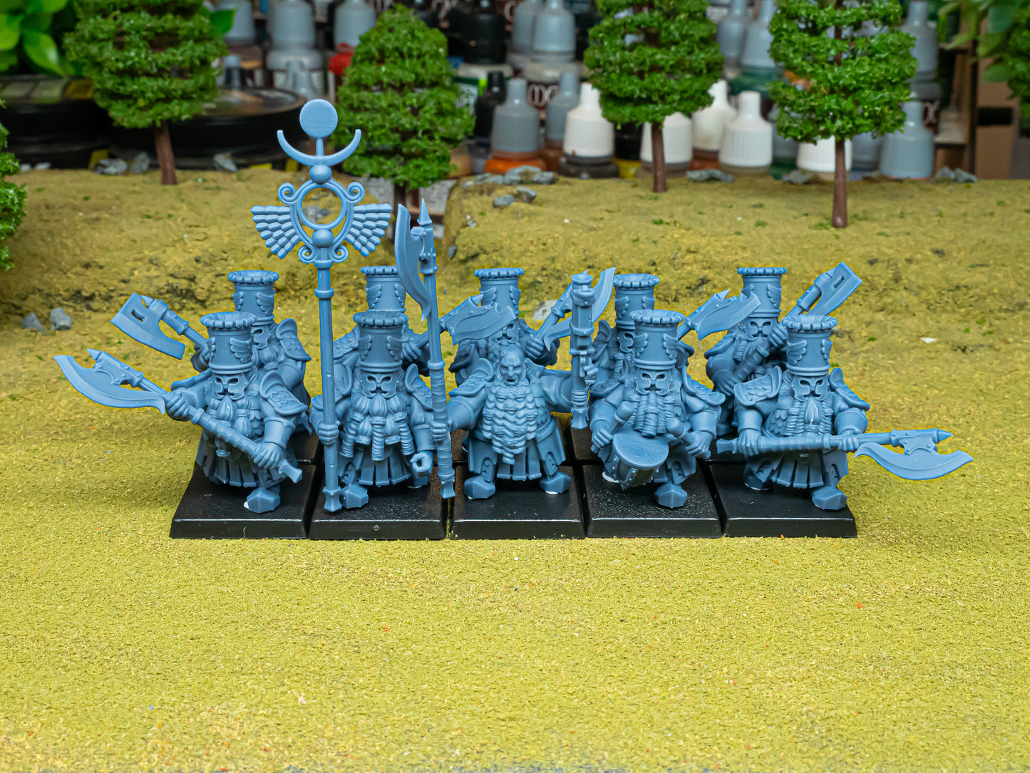Dwarf Sons of Marduk Heavy Guard Unit 10x - Highlands Miniatures