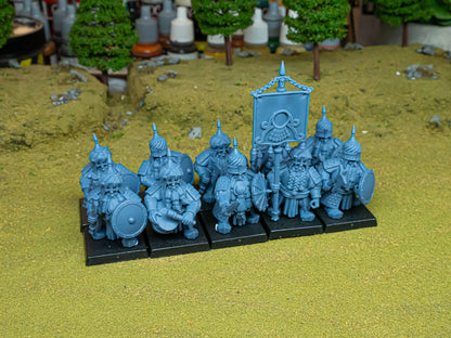 Dwarf Sons of Marduk Warriors Unit 10x - Highlands Miniatures