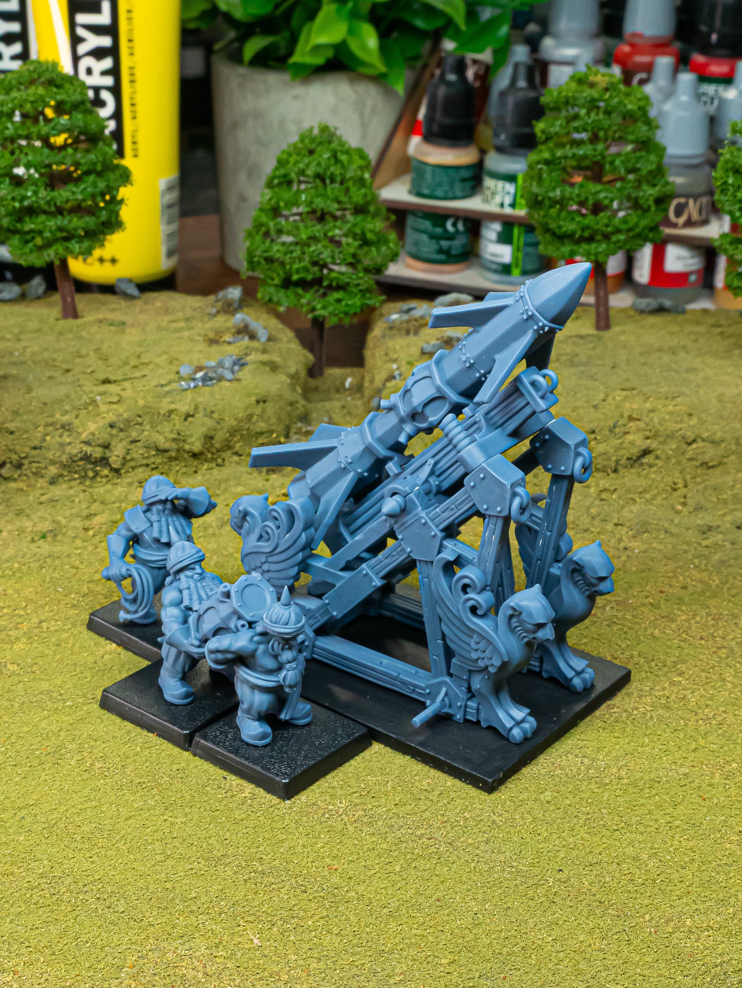 Dwarf Sons of Marduk Rocket Launcher - Highlands Miniatures