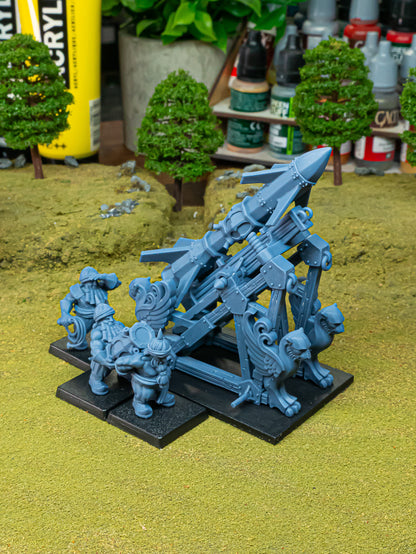 Dwarf Sons of Marduk Rocket Launcher - Highlands Miniatures