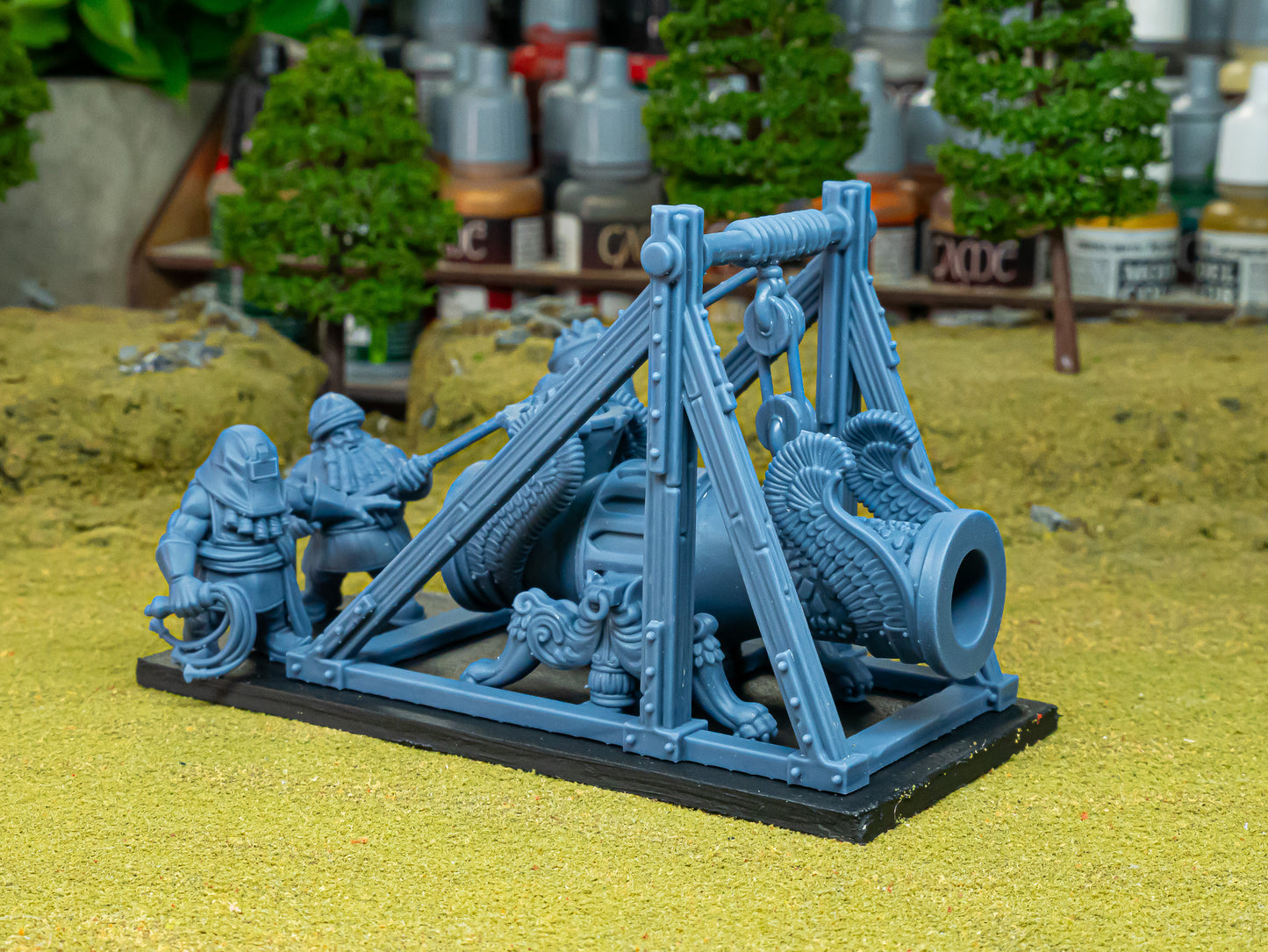 Dwarf Sons of Marduk Cannon - Highlands Miniatures