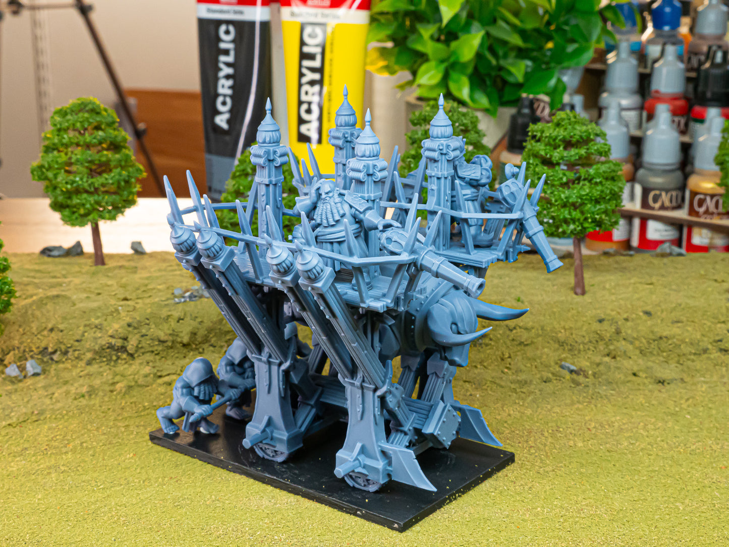 Dwarf Sons of Marduk Blazing Icon - Highlands Miniatures