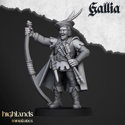 Gallia Sherwood Archers 9x - Highlands Miniatures