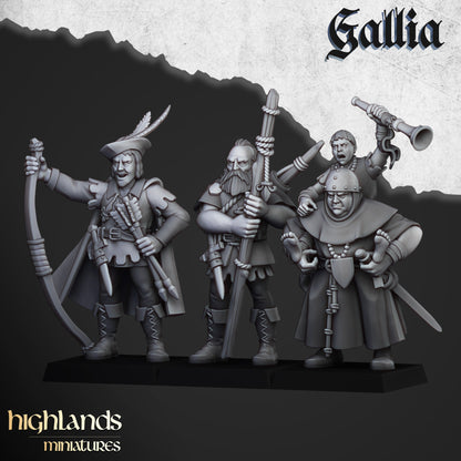 Gallia Sherwood Archers 9x - Highlands Miniatures
