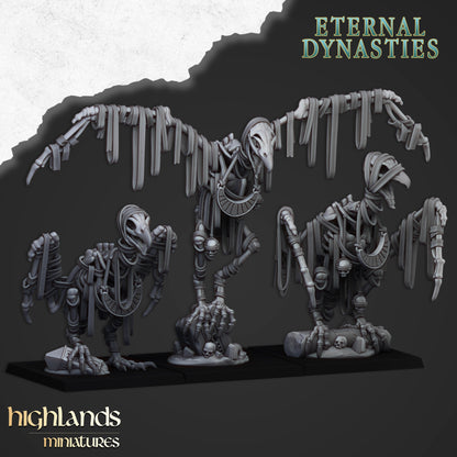 Eternal Dynasties Sand Vultures 3x - Highlands Miniatures