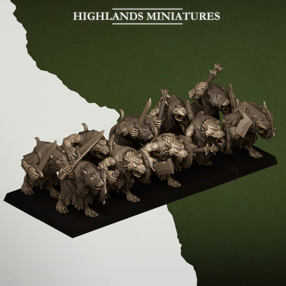 Sewer Vermin Januari 24 set - Highlands Miniatures