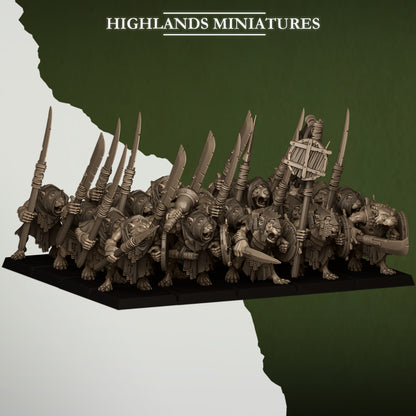 Sewer Vermin Sewer Rats - Highlands Miniatures