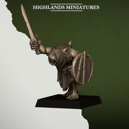 Sewer Vermin Sewer Rats - Highlands Miniatures