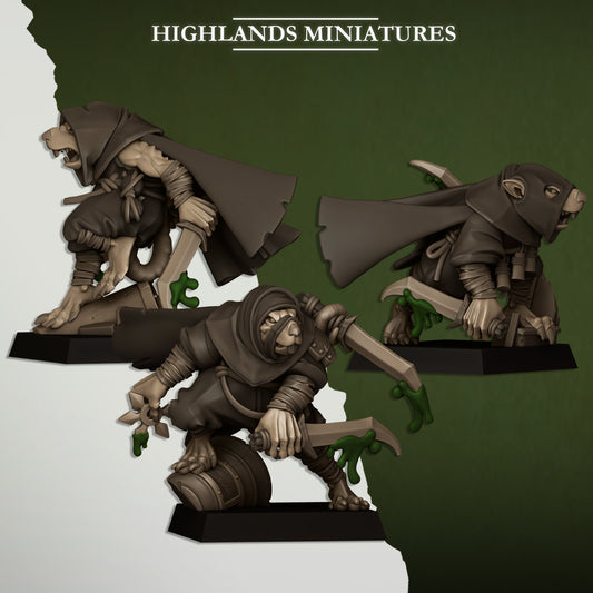 Sewer Vermin Smugglers - Highlands Miniatures