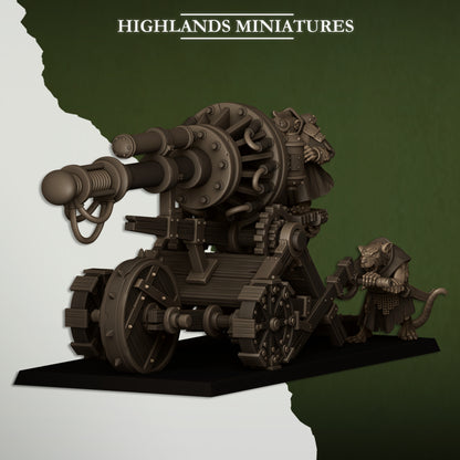 Sewer Vermin Cannon - Highlands Miniatures