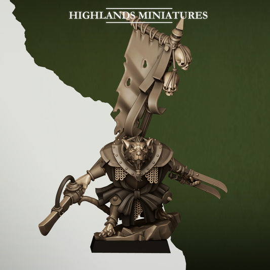 Sewer Vermin Warlord  - Highlands Miniatures