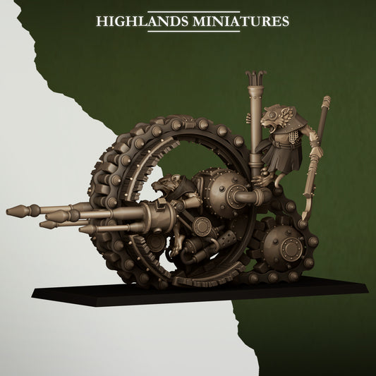 Sewer Vermin Wheeled Engine  - Highlands Miniatures