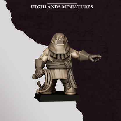 Dwarf Sons of Marduk Cannon - Highlands Miniatures