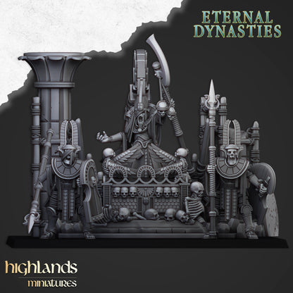 Eternal Dynasties Pharaoh Funeral Ship  - Highlands Miniatures