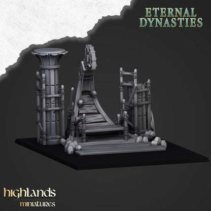 Eternal Dynasties Pharaoh Funeral Ship  - Highlands Miniatures