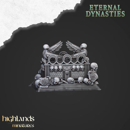 Eternal Dynasties Pharaoh Funeral Ship  - Highlands Miniatures