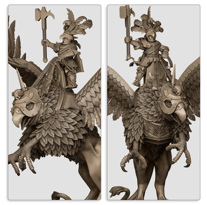 Sunland Emperor on Griffon Fillers & Heroes - Highlands Miniatures