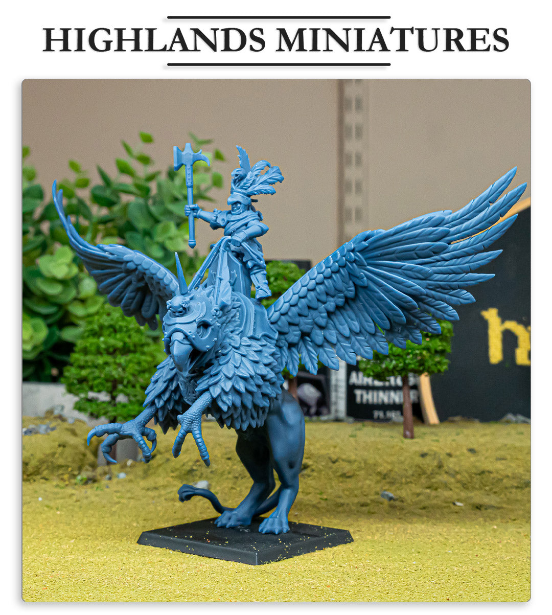 Sunland Emperor on Griffon Fillers & Heroes - Highlands Miniatures