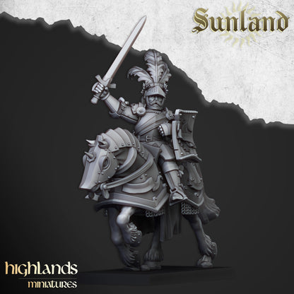 Sunland Cavalry knights - Highlands Miniatures