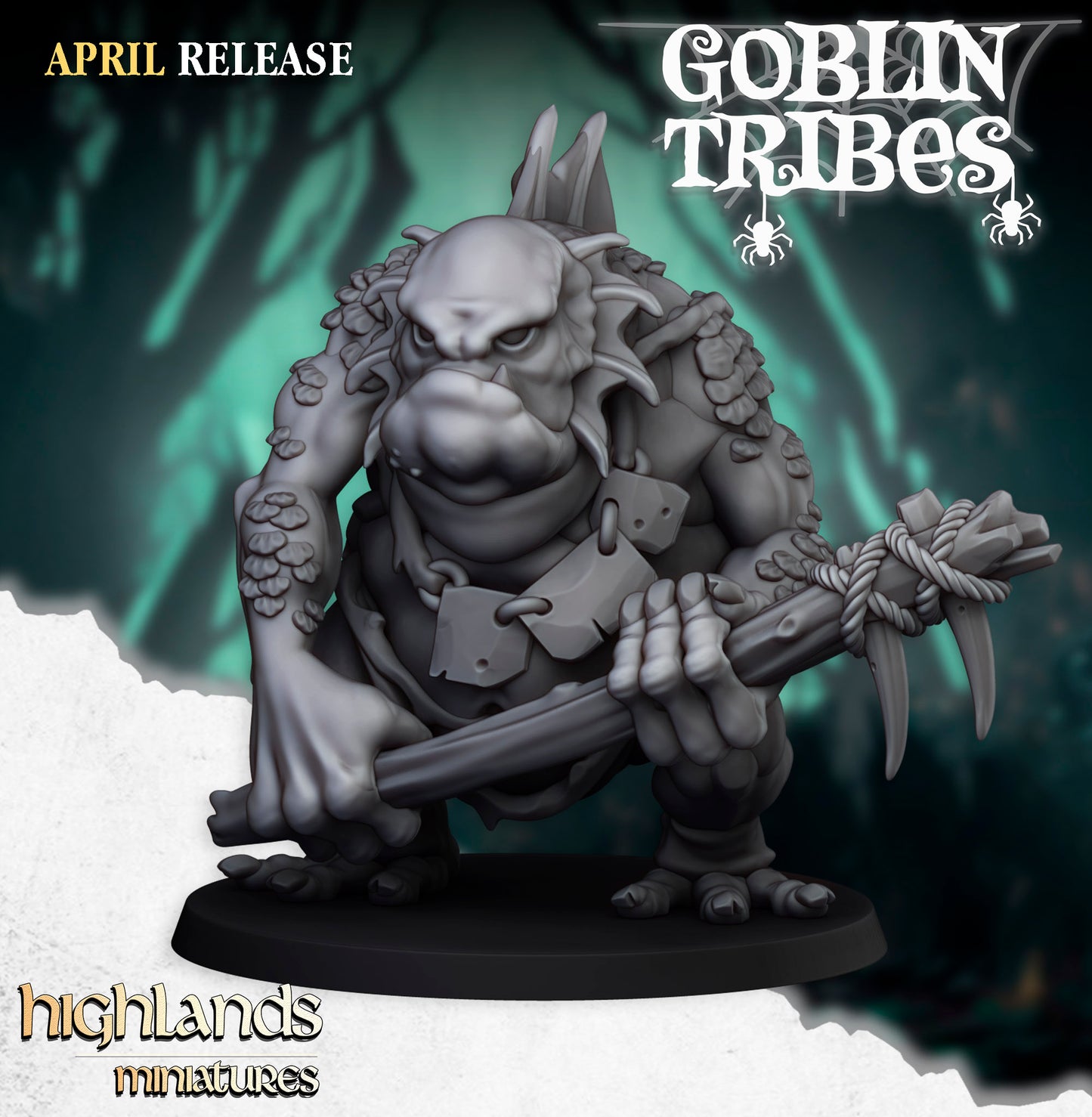 Swamp Trolls 3x- Highlands Miniatures