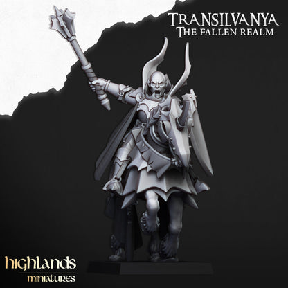 Transilvanya  Vampire Knights Steeds 8x - Highlands Miniatures