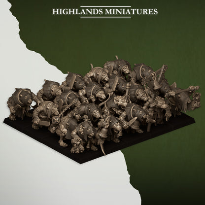 Sewer Vermin Acolytes - Highlands Miniatures
