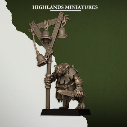 Sewer Vermin Acolytes - Highlands Miniatures