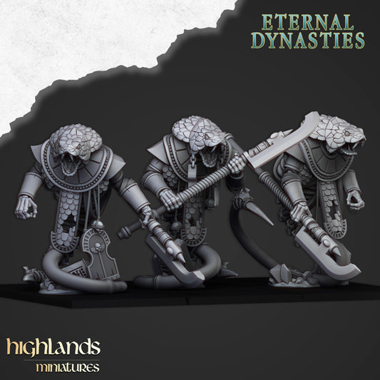 Eternal Dynasties Wadjets 3x - Highlands Miniatures