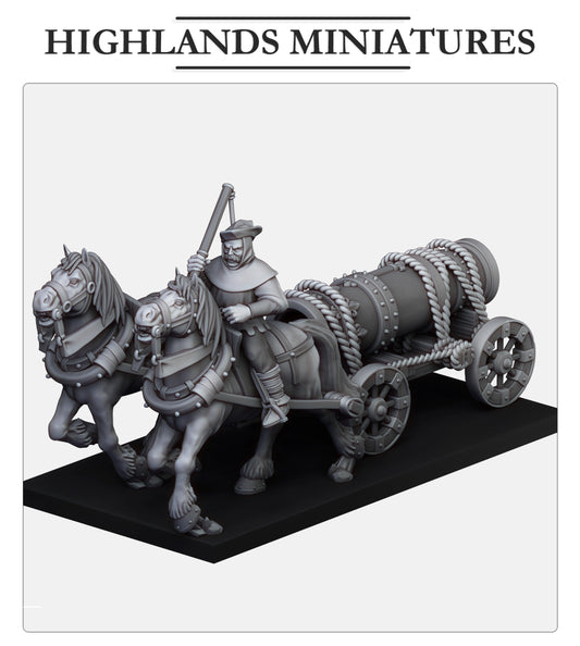 Gallia Bombard on chariot Fillers & Heroes - Highlands Miniatures