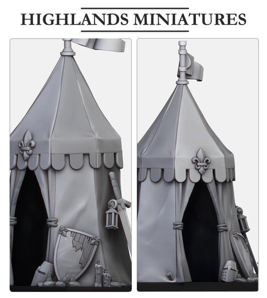 Gallia  Medieval Tent Fillers & Heroes - Highlands Miniatures