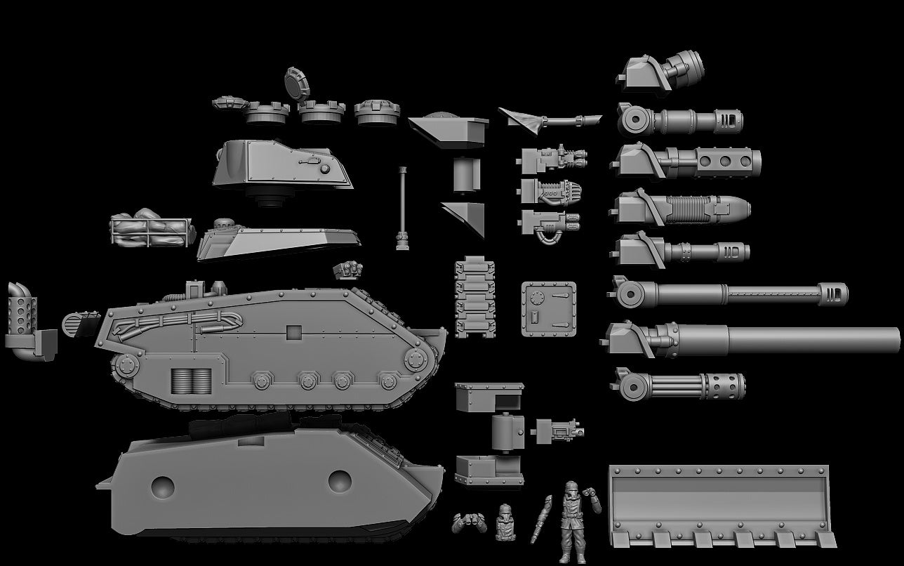 GrimGuard - Battle Tank  - StationForge