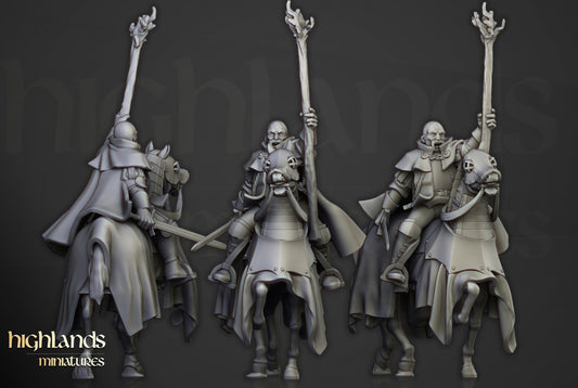 Sunland Battle Wizards 3x- Highlands Miniatures
