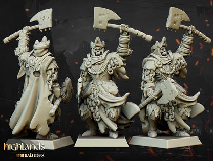 Transilvanya Undead Blackwatch Command Group unit 3x - Highlands Miniatures