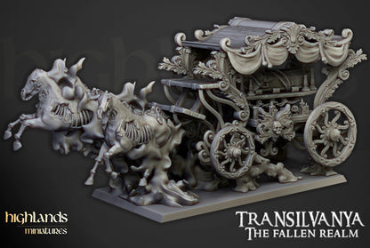 Transilvanya Undead Boyar Chariot - Highlands Miniatures