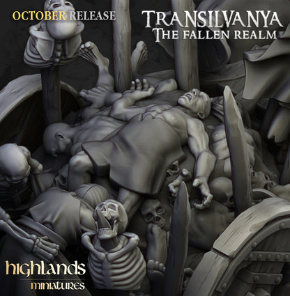 Transilvanya Corpse Cart - Highlands Miniatures