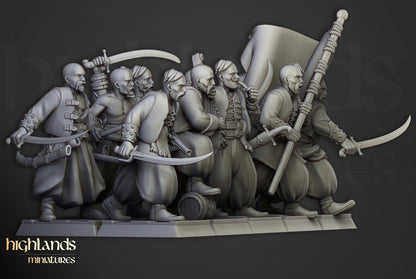 Volhynia Harbor Cossacks 10x - Highlands Miniatures