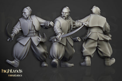 Volhynia Harbor Cossacks 10x - Highlands Miniatures