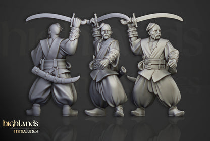 Volhynia Harbor Cossacks 10x - Highlands Miniatures