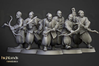 Volhynia Harbor Cossacks 10x - Highlands Miniatures