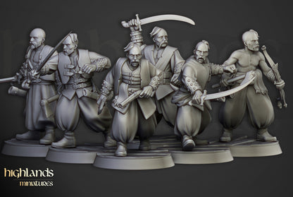 Volhynia Harbor Cossacks 10x - Highlands Miniatures