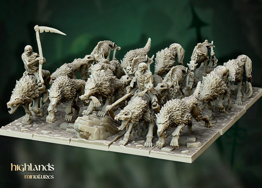 Transilvanya  Direwolves Unit 15x - Highlands Miniatures