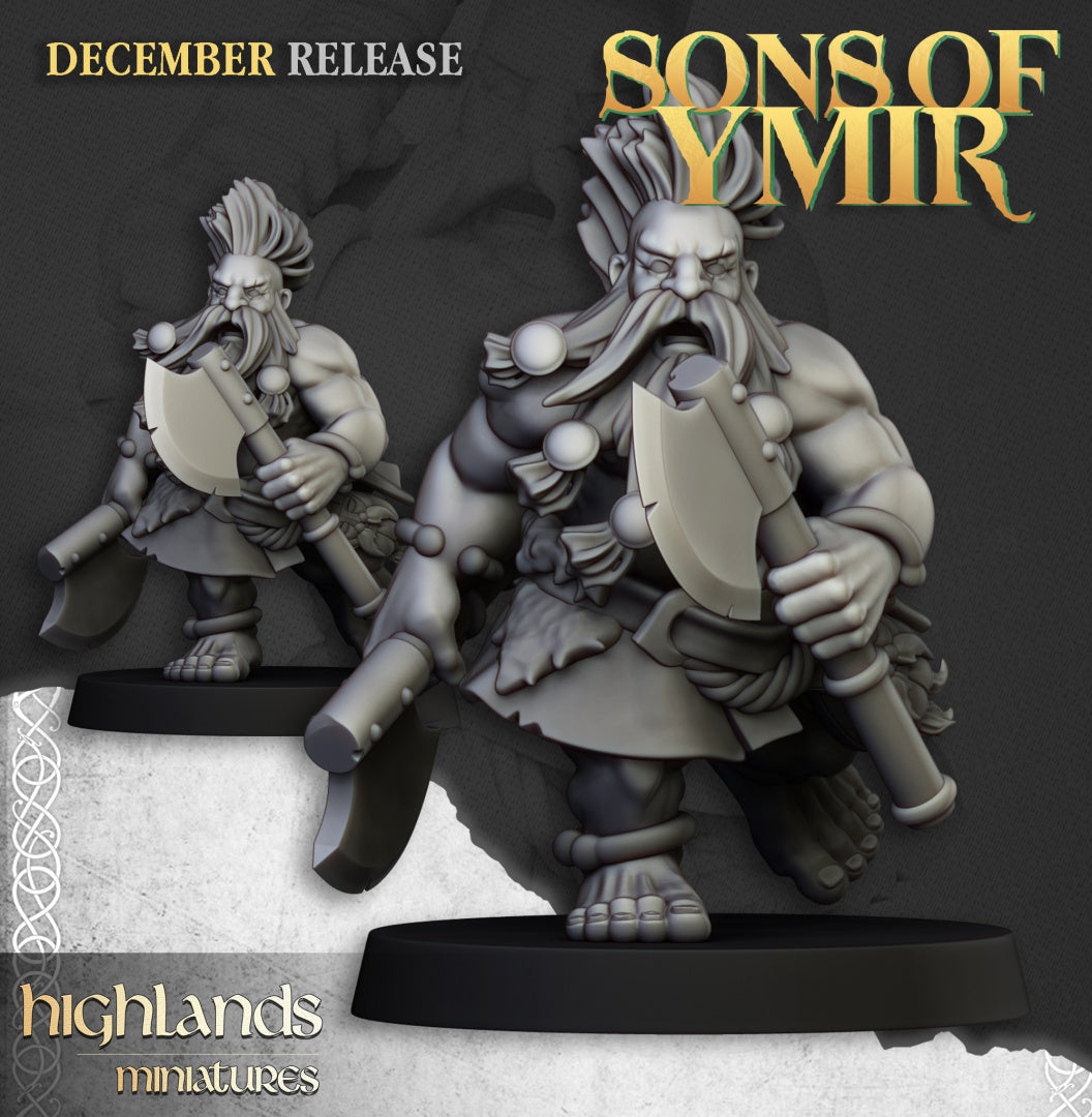 Dwarf Deathseekers 9x - Highlands Miniatures