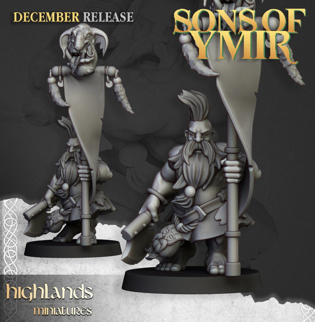Dwarf Deathseekers 9x - Highlands Miniatures